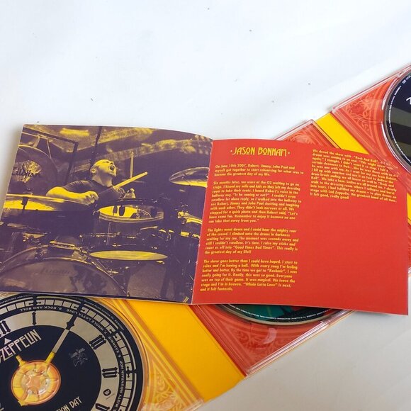 Led Zeppelin Celebration Day Deluxe Edition Four Discs Box Set (2CDs/2DVDs) - Picture 4 of 15